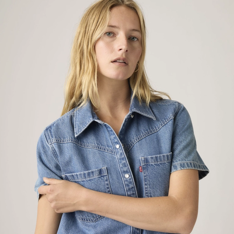 VESTIDO MUJER LOUISA DENIM DRESS AZUL LEVIS 006LG-0001 - 3
