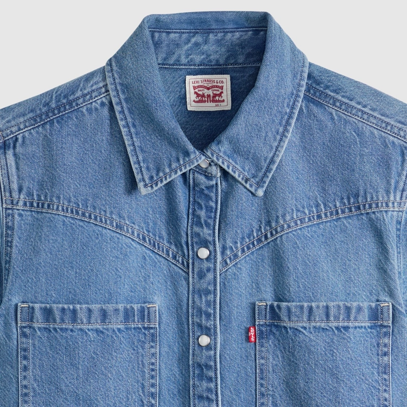 VESTIDO MUJER LOUISA DENIM DRESS AZUL LEVIS 006LG-0001 - 5