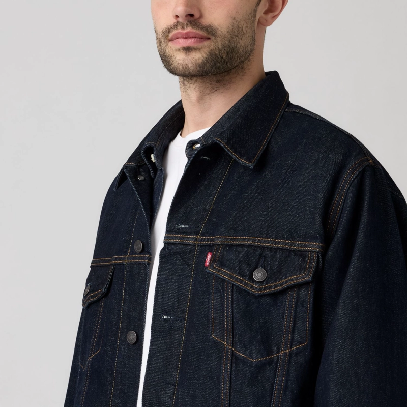 CHAQUETA HOMBRE RELAXED FIT TRUCKER AZUL LEVIS A5782-0123 - 4