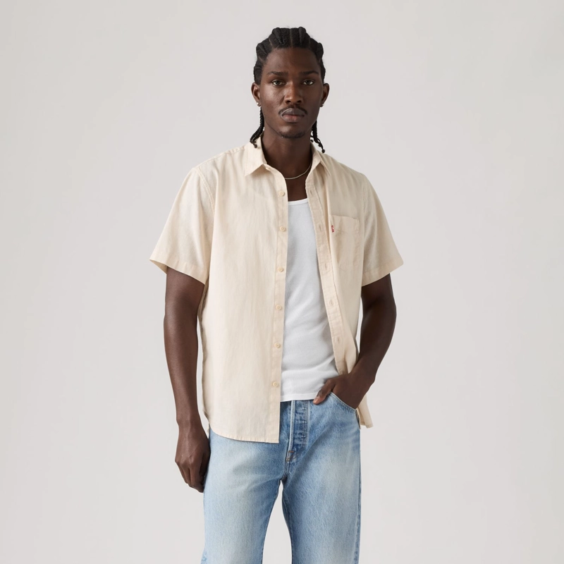 CAMISA HOMBRE CLASSIC 1 PKT STANDRD BEIGE LEVIS 86627-0347 - 1