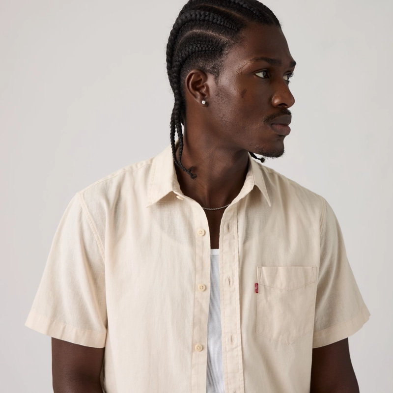 CAMISA HOMBRE CLASSIC 1 PKT STANDRD BEIGE LEVIS 86627-0347 - 4