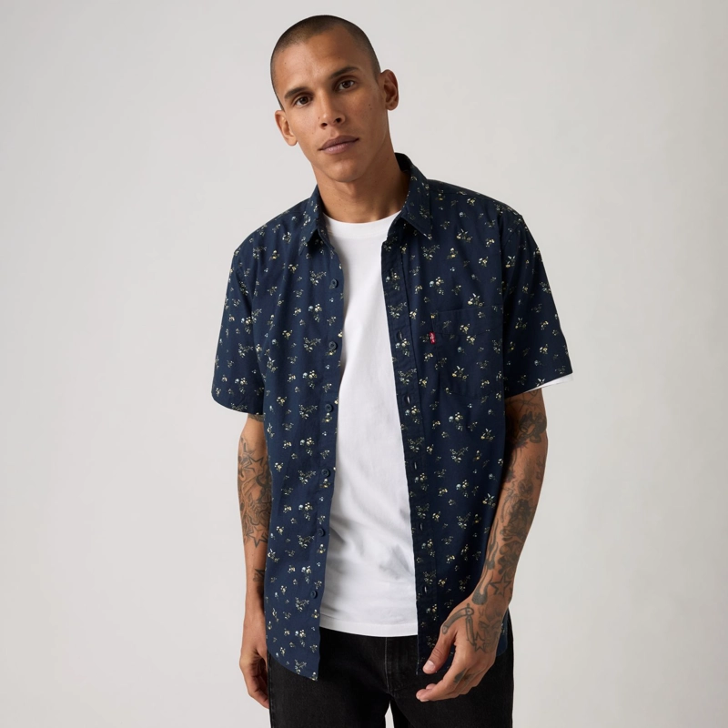 CAMISA HOMBRE CLASSIC 1 PKT STANDRD AZUL LEVIS 86627-0363 - 3