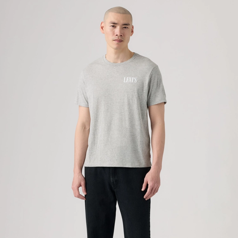 POLERA HOMBRE GRAPHIC CREWNECK TEE GRIS LEVIS 22491-2158 - 1