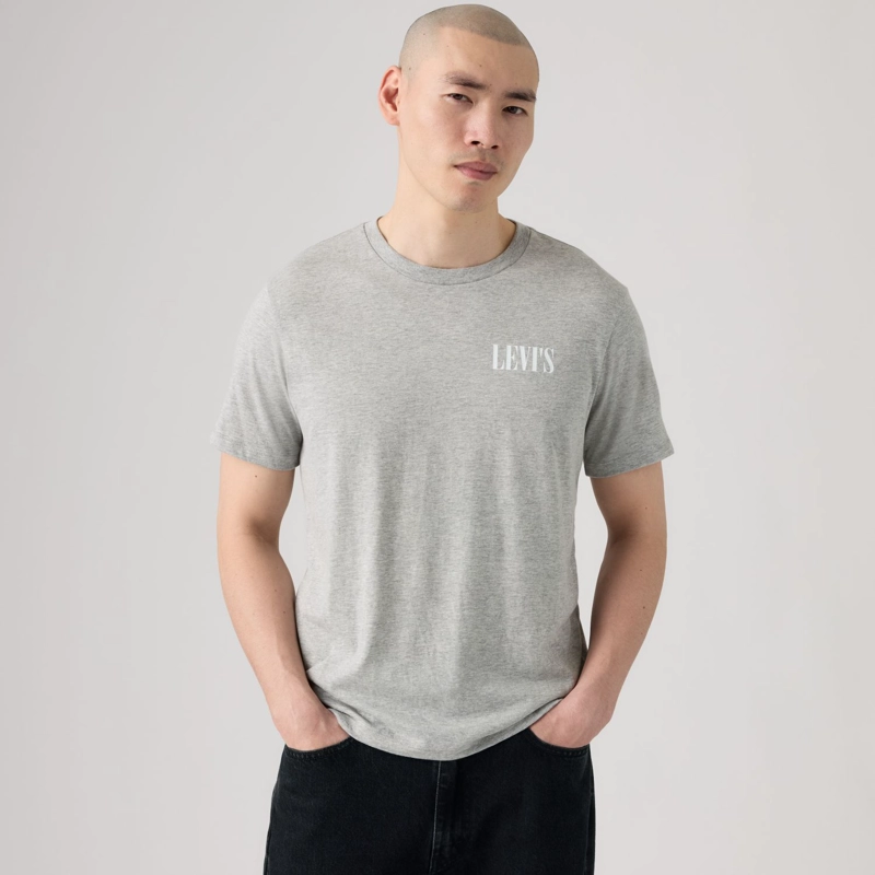 POLERA HOMBRE GRAPHIC CREWNECK TEE GRIS LEVIS 22491-2158 - 3