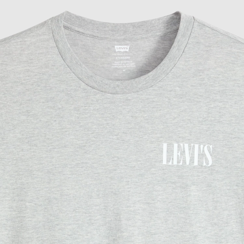 POLERA HOMBRE GRAPHIC CREWNECK TEE GRIS LEVIS 22491-2158 - 5