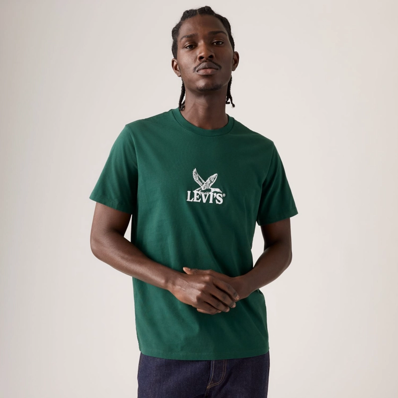 POLERA HOMBRE GRAPHIC CREWNECK TEE VERDE LEVIS 22491-2178 - 3
