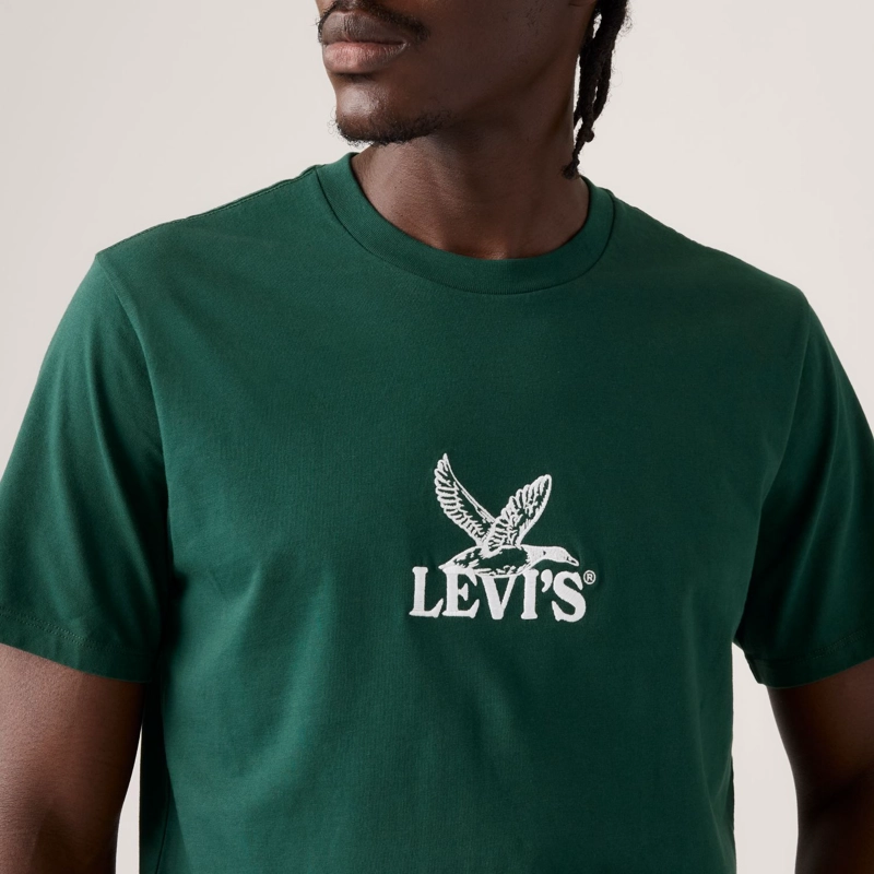 POLERA HOMBRE GRAPHIC CREWNECK TEE VERDE LEVIS 22491-2178 - 4