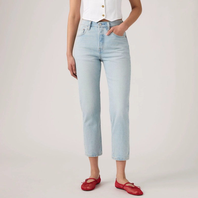 JEANS MUJER 501 CROP CELESTE LEVIS 36200-0416 - 1