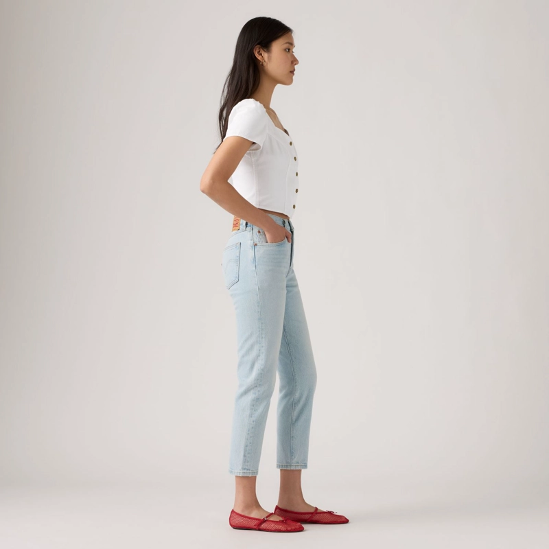 JEANS MUJER 501 CROP CELESTE LEVIS 36200-0416 - 3