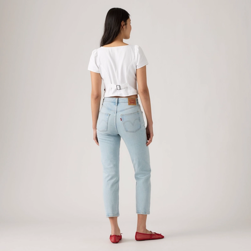 JEANS MUJER 501 CROP CELESTE LEVIS 36200-0416 - 4