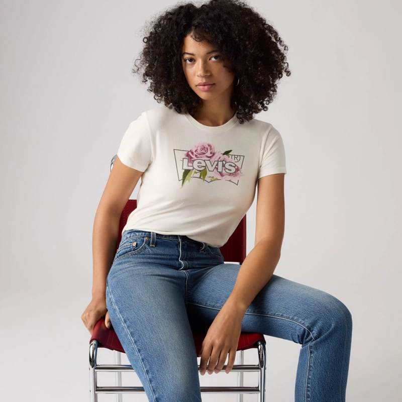 POLERA MUJER THE PERFECT TEE BEIGE LEVIS 17369-3560 - 3