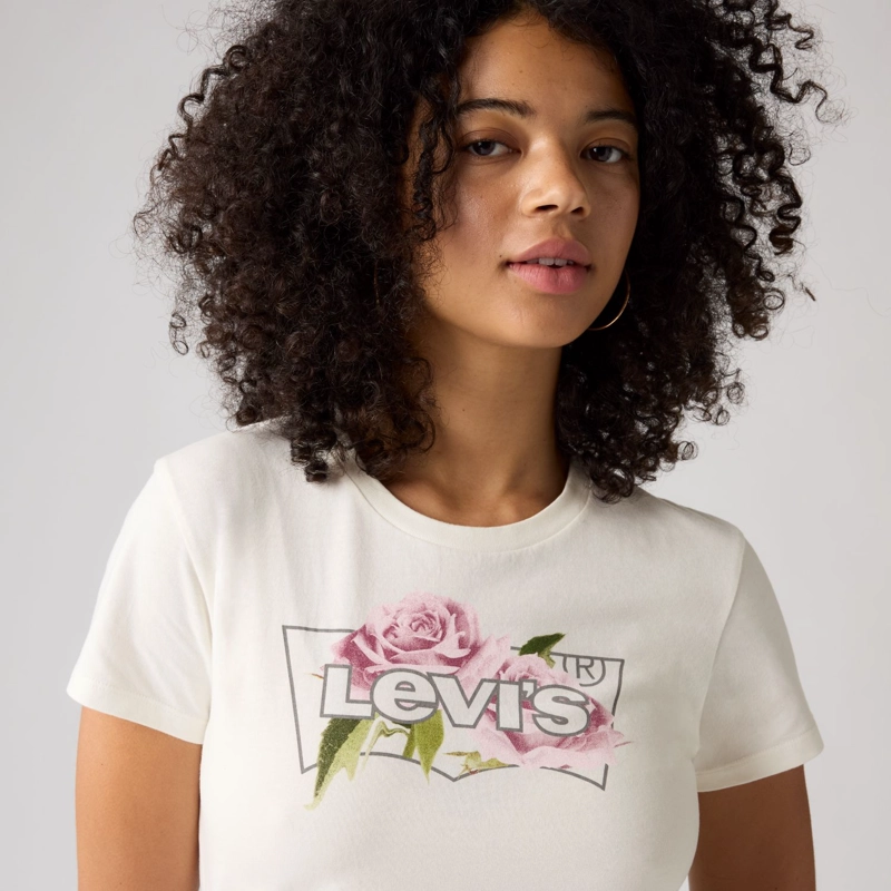 POLERA MUJER THE PERFECT TEE BEIGE LEVIS 17369-3560 - 4