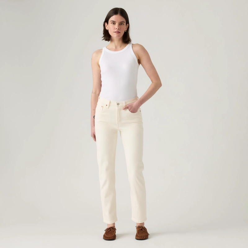 JEANS MUJER 501 CROP BEIGE LEVIS 36200-0374 - 2