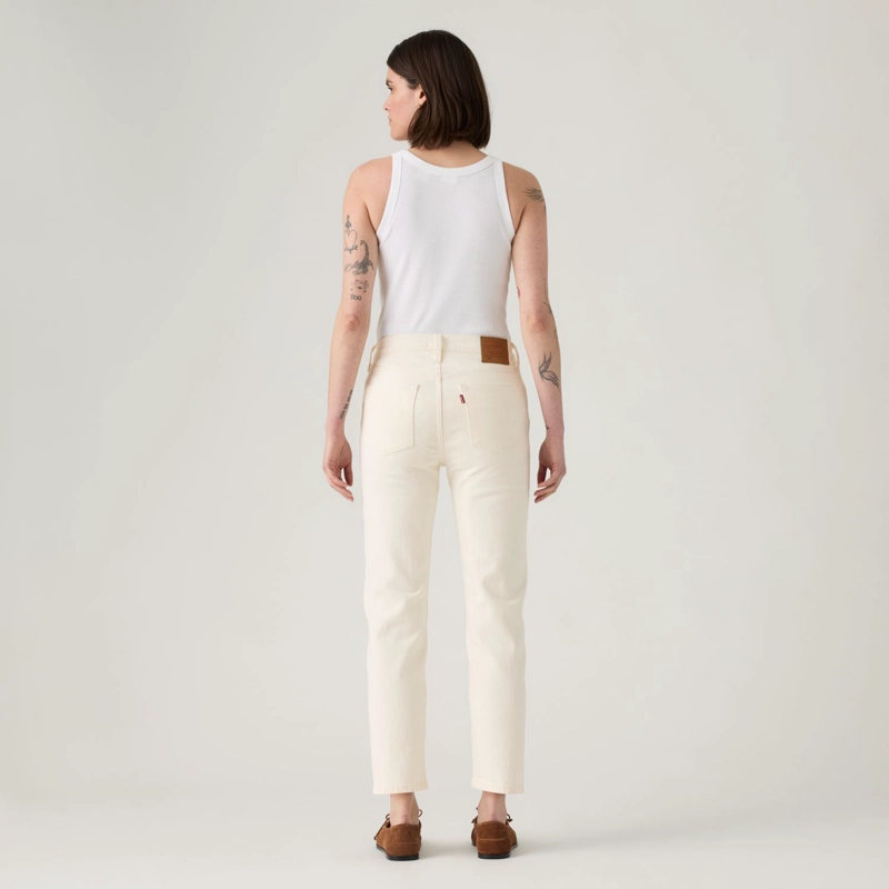 JEANS MUJER 501 CROP BEIGE LEVIS 36200-0374 - 4