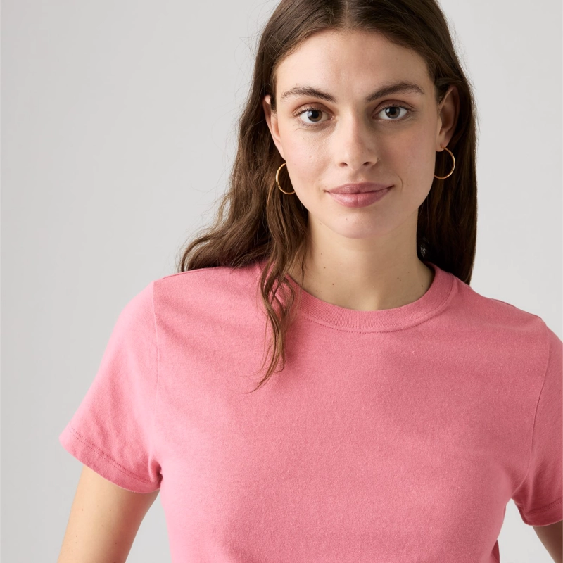 POLERA MUJER FAVORITE SLUB TEE ROSADO LEVIS 0064G-0016 - 4
