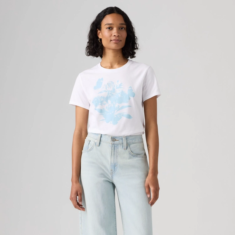 POLERA MUJER THE PERFECT TEE BLANCO LEVIS 17369-3582 - 1