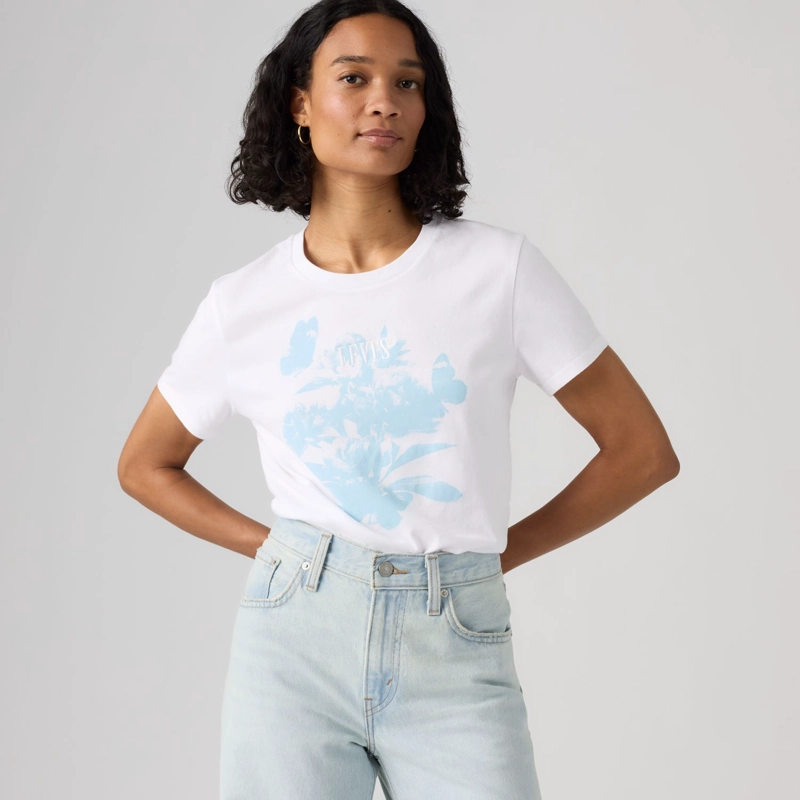 POLERA MUJER THE PERFECT TEE BLANCO LEVIS 17369-3582 - 3