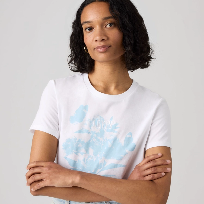 POLERA MUJER THE PERFECT TEE BLANCO LEVIS 17369-3582 - 4