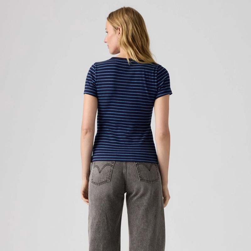 POLERA MUJER HAYES TEE AZUL LEVIS 001J3-0072 - 2