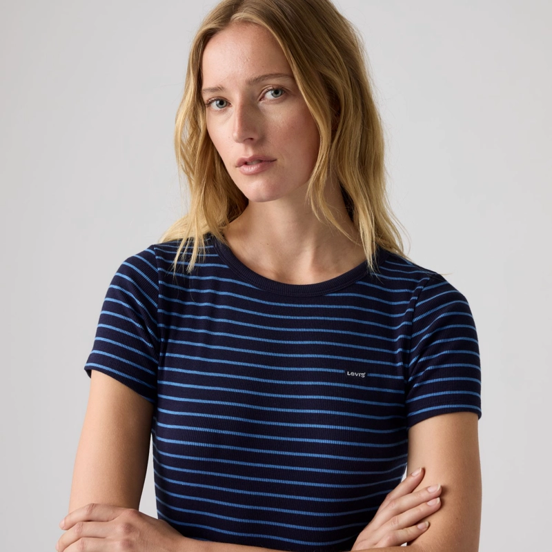POLERA MUJER HAYES TEE AZUL LEVIS 001J3-0072 - 4