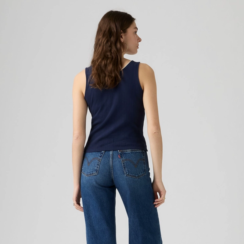 POLERA MUJER SWEETIE AZUL LEVIS 0087S-0001 - 2