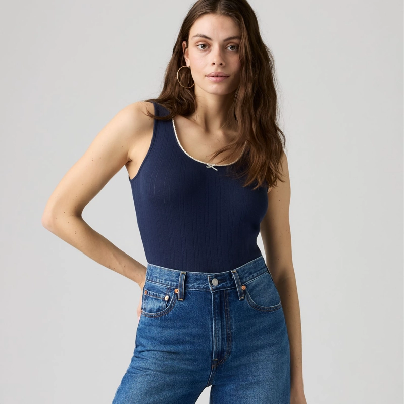 POLERA MUJER SWEETIE AZUL LEVIS 0087S-0001 - 3