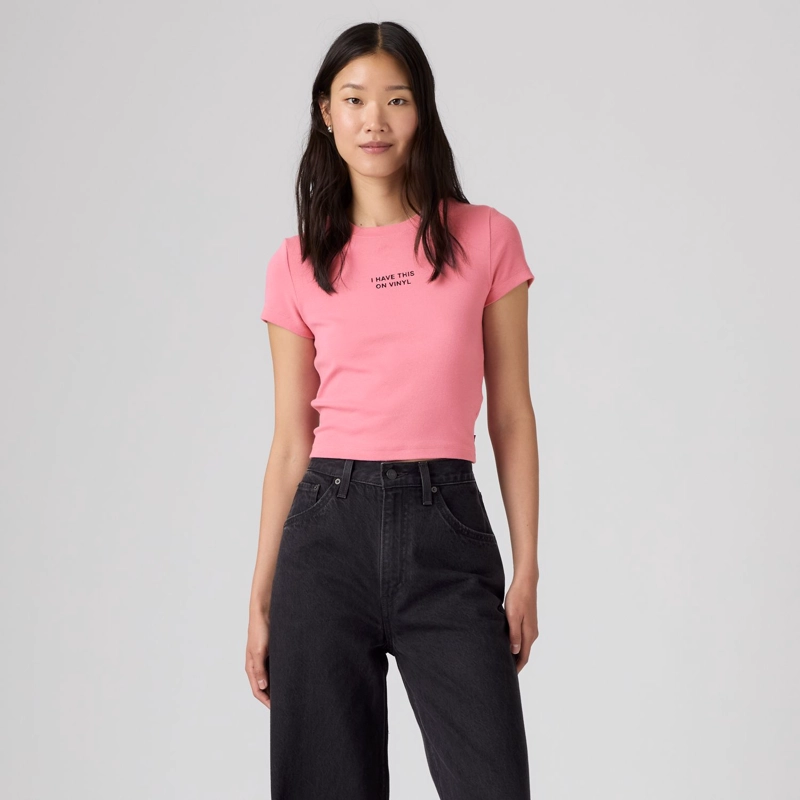 POLERA MUJER ESSENTIAL BABY TEE ROSADO LEVIS 008CH-0011 - 1