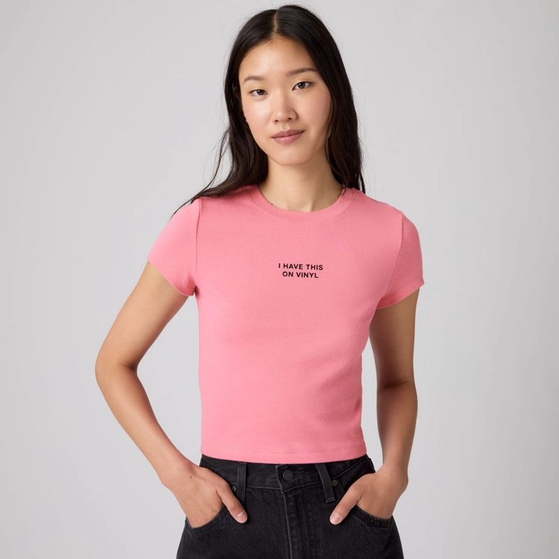 POLERA MUJER ESSENTIAL BABY TEE ROSADO LEVIS 008CH-0011 - 3