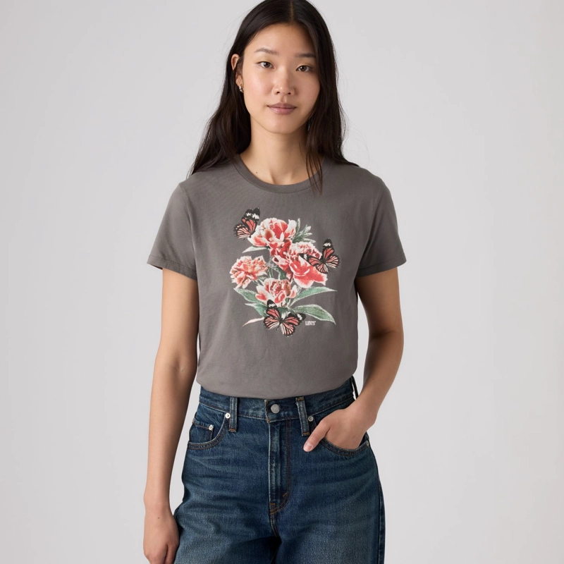 POLERA MUJER THE PERFECT TEE GRIS LEVIS 17369-3583 - 3