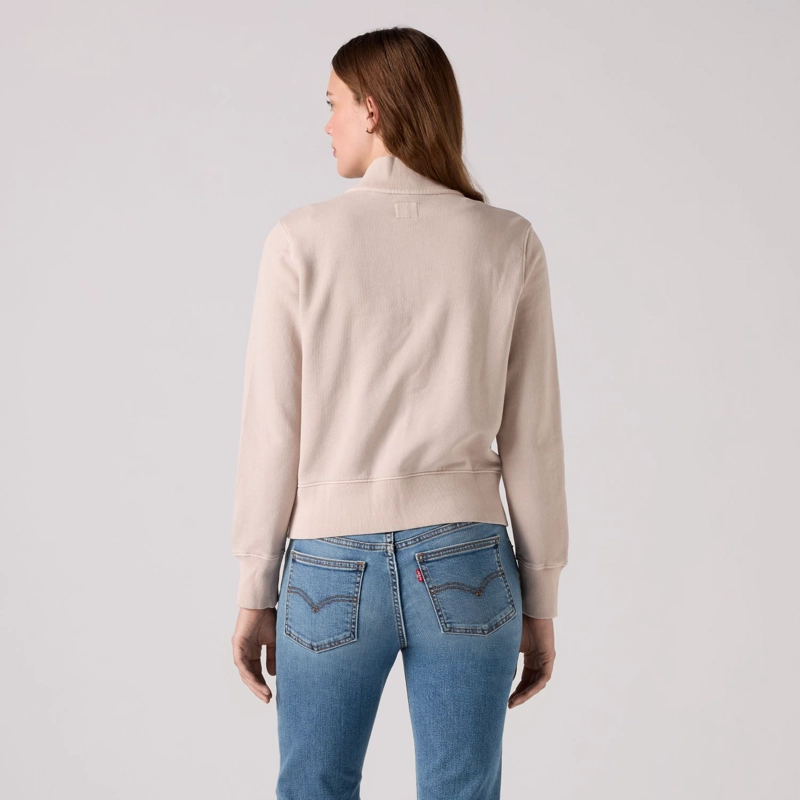 POLERON MUJER SLIM FIT FULL ZIP GRIS LEVIS 008A4-0012 - 2