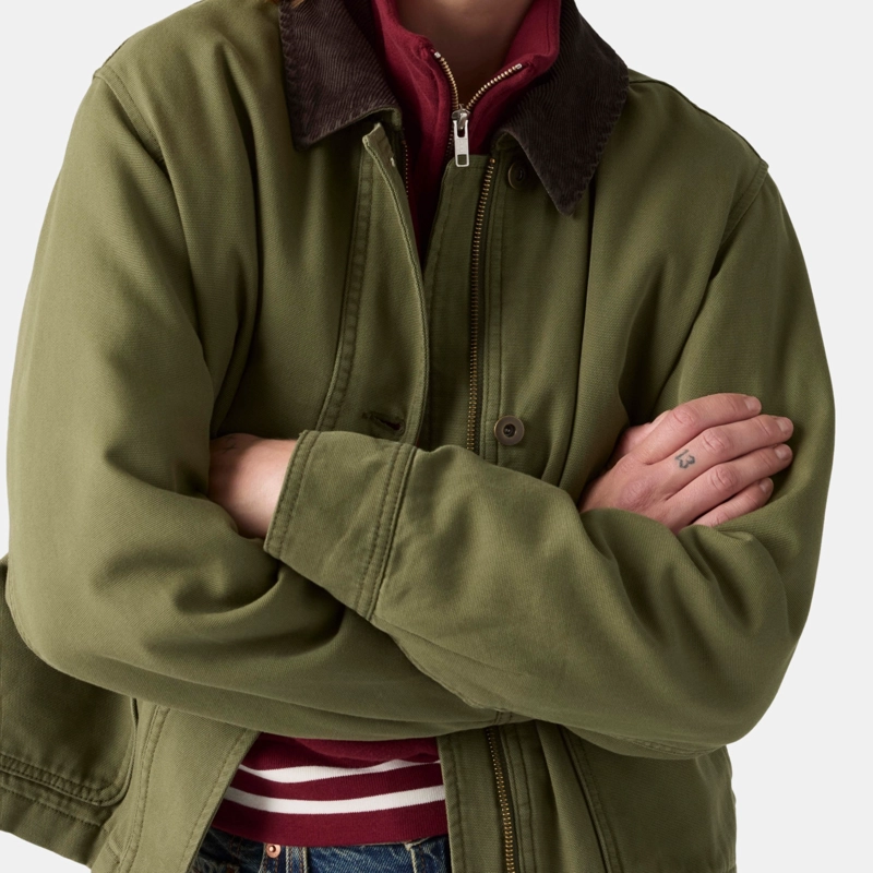 CHAQUETA MUJER BREE CROPPED CHORE VERDE LEVIS 006S6-0001 - 4