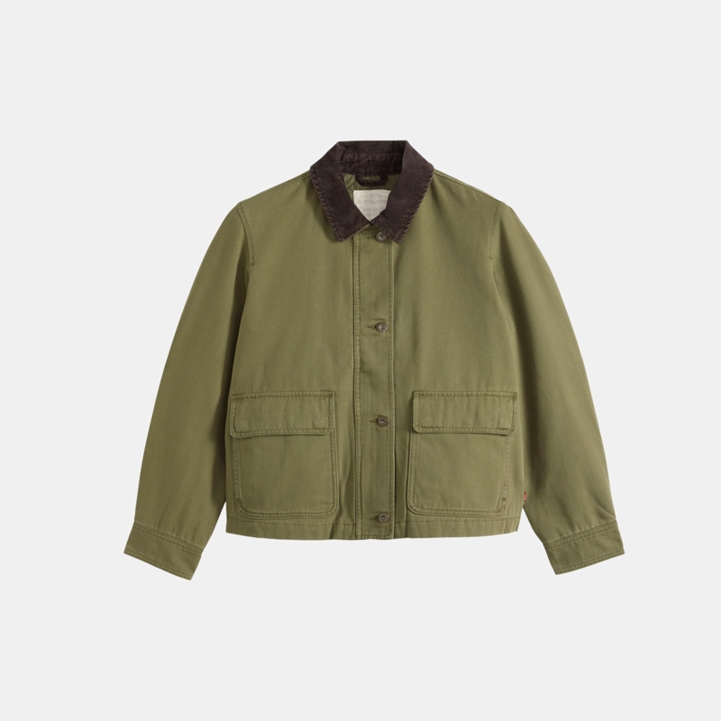CHAQUETA MUJER BREE CROPPED CHORE VERDE LEVIS 006S6-0001 - 5