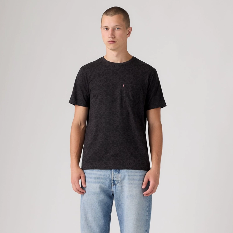 POLERA HOMBRE CLASSIC POCKET TEE NEGRO LEVIS 19342-0527 S