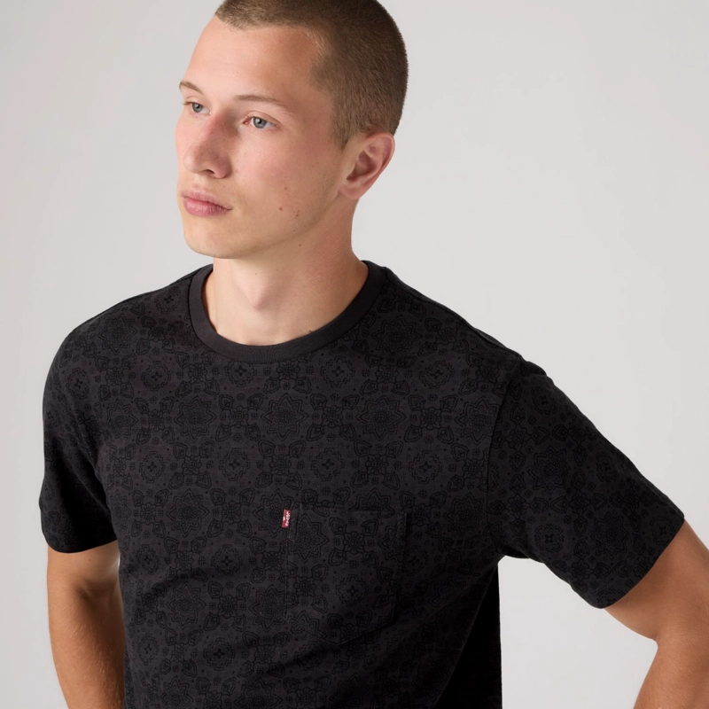 POLERA HOMBRE CLASSIC POCKET TEE NEGRO LEVIS 19342-0527 - 4