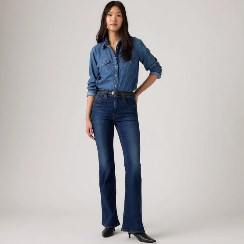 JEANS MUJER 726 HR FLARE AZUL LEVIS A3410-0202 - 2