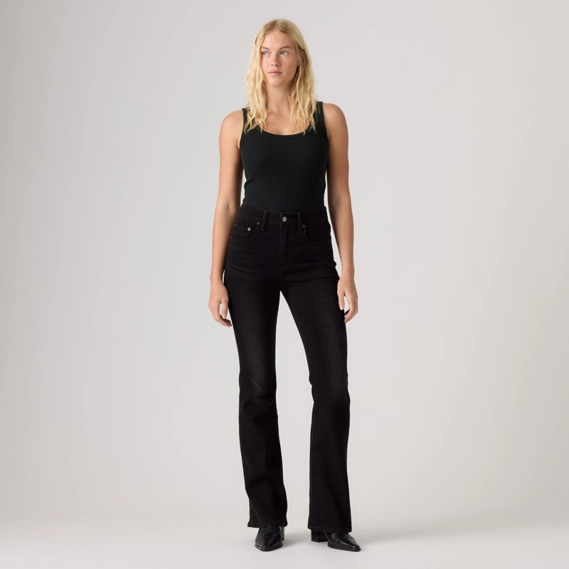 JEANS MUJER 726 HR FLARE NEGRO LEVIS A3410-0210 - 2