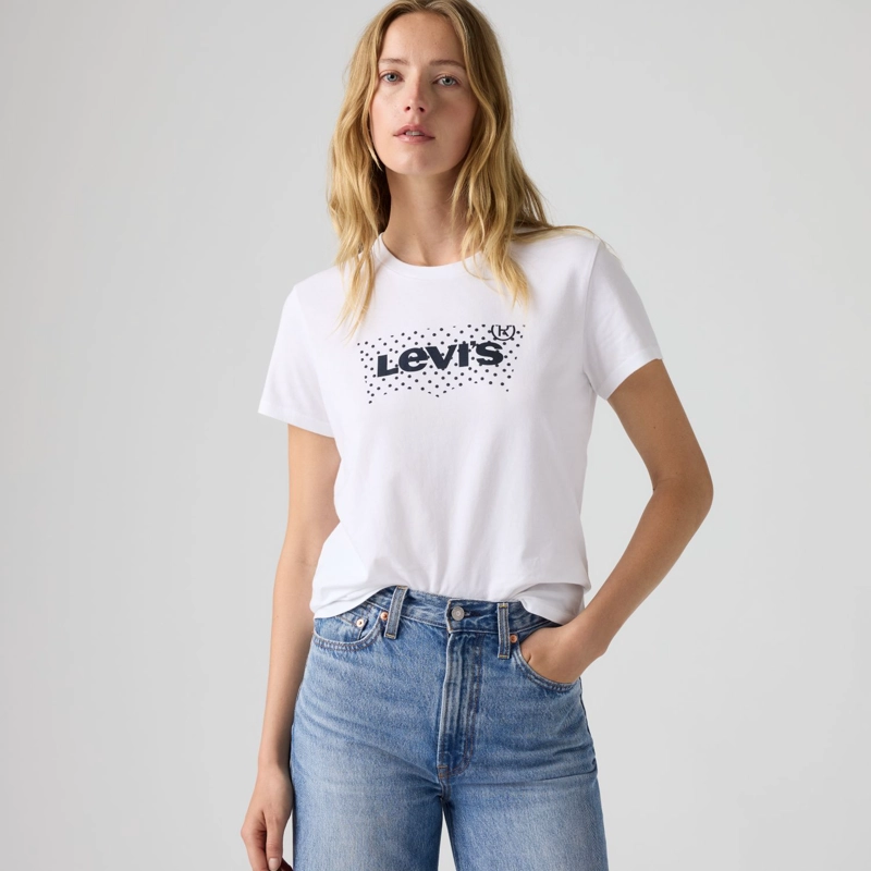 POLERA MUJER THE PERFECT TEE BLANCO LEVIS 17369-3554 - 3