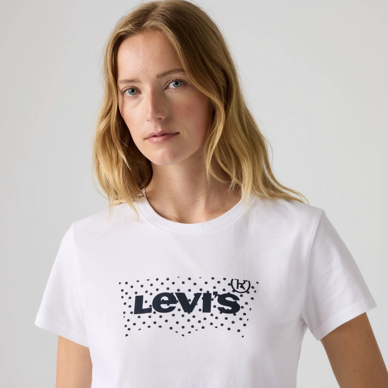 POLERA MUJER THE PERFECT TEE BLANCO LEVIS 17369-3554 - 4