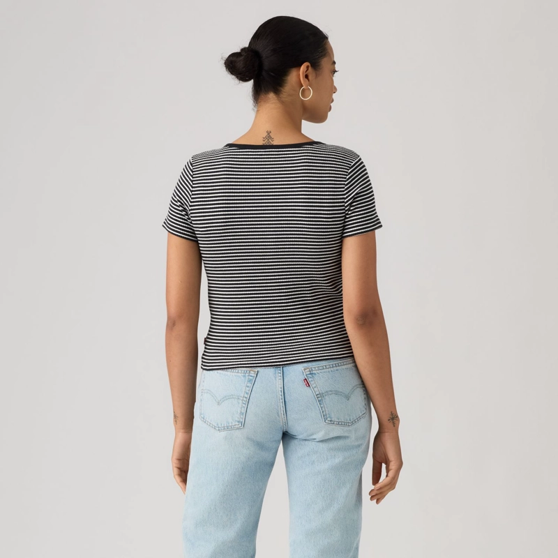 POLERA MUJER AUSTEN BUTTON THROUGH NEGRO LEVIS 0087U-0004 - 2