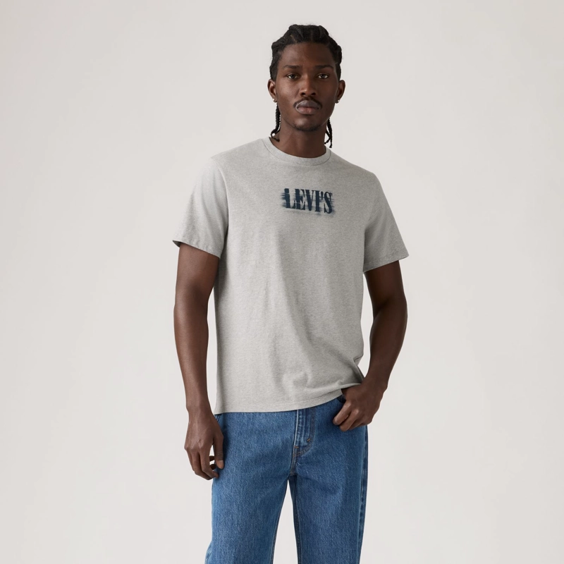 POLERA HOMBRE GRAPHIC CREWNECK TEE GRIS LEVIS 22491-2181 - 1