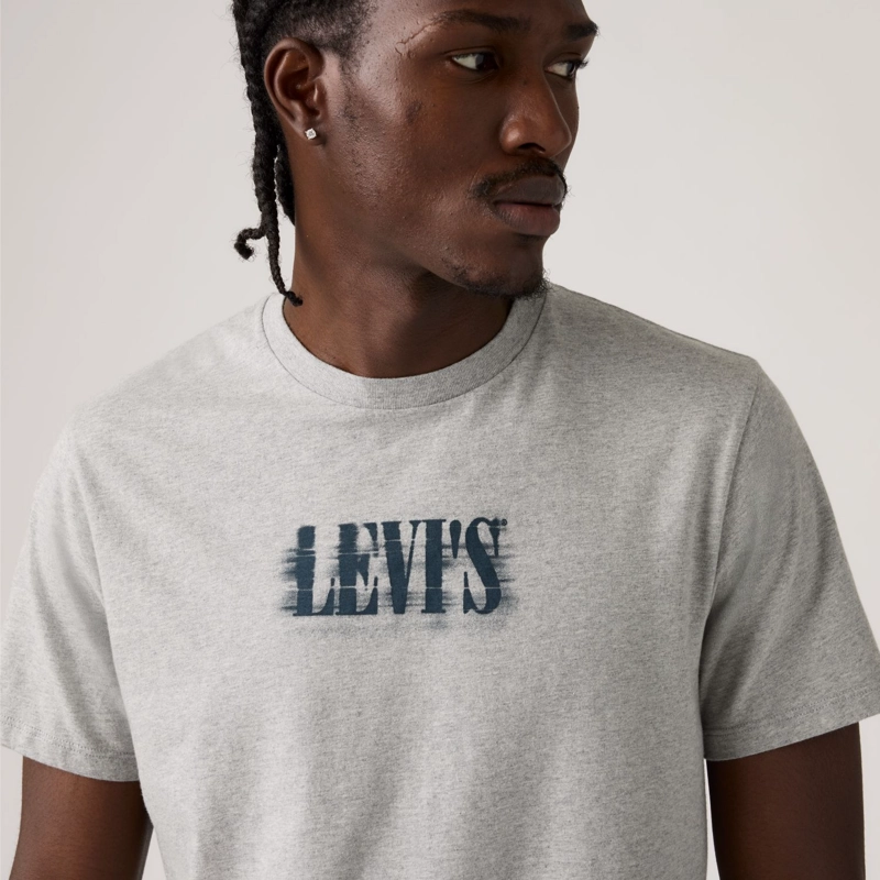 POLERA HOMBRE GRAPHIC CREWNECK TEE GRIS LEVIS 22491-2181 - 4