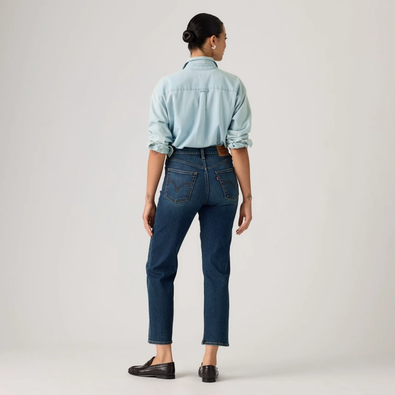 JEANS MUJER RIBCAGE STRAIGHT ANKLE AZUL LEVIS 72693-0301 - 4