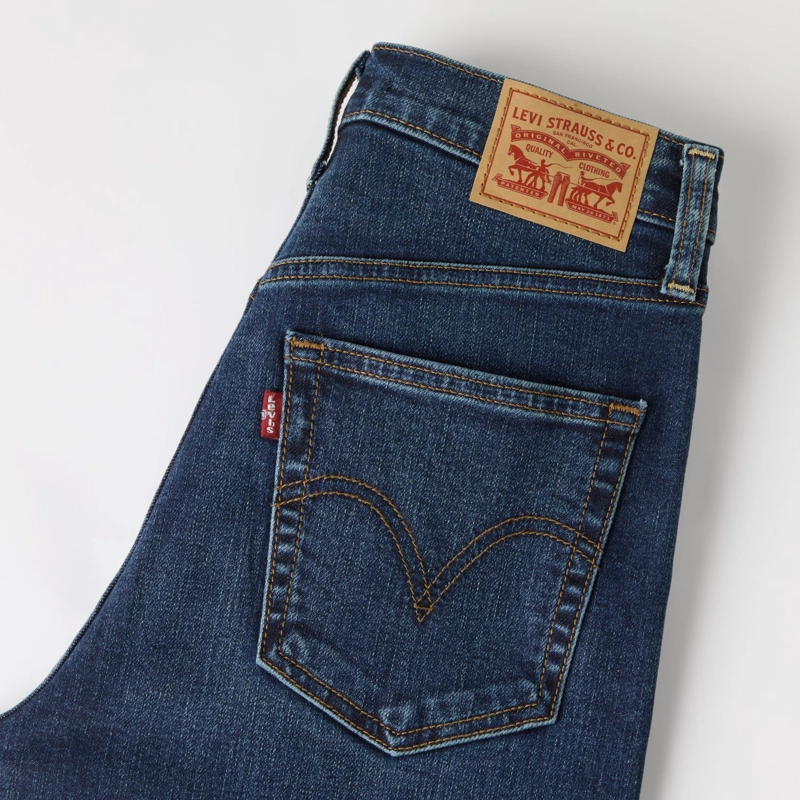 JEANS MUJER RIBCAGE STRAIGHT ANKLE AZUL LEVIS 72693-0301 - 5