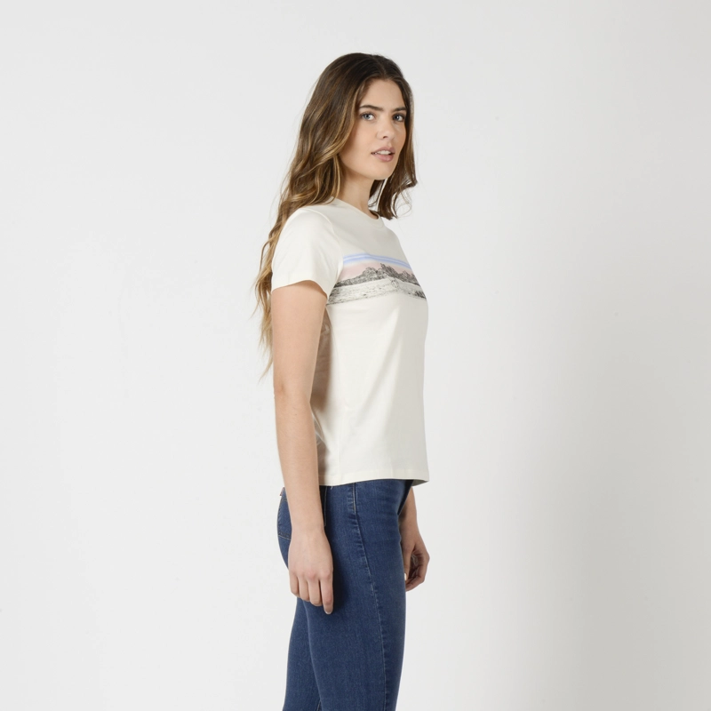 POLERA MUJER THE PERFECT TEE BEIGE LEVIS 17369-3505 - 2