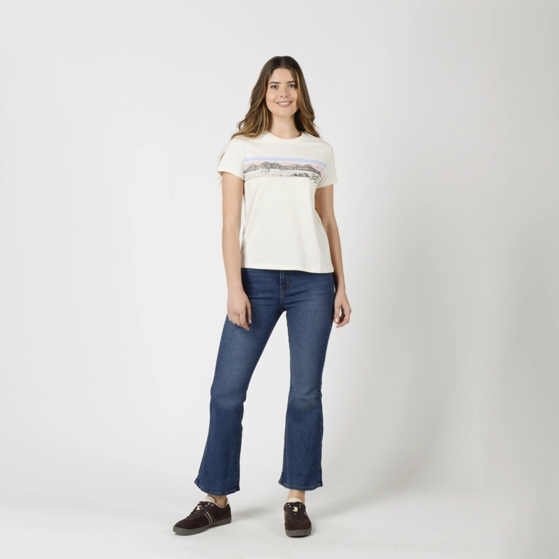 POLERA MUJER THE PERFECT TEE BEIGE LEVIS 17369-3505 - 4