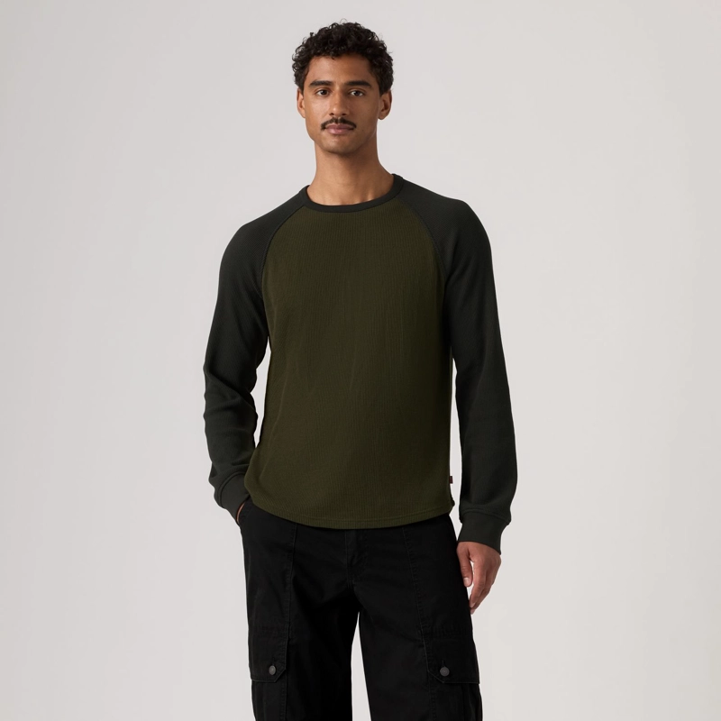 POLERA HOMBRE THERMAL RAGLAN CREW LS MULTICOLOR LEVIS A0645-0049 - 1