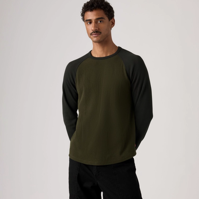 POLERA HOMBRE THERMAL RAGLAN CREW LS MULTICOLOR LEVIS A0645-0049 - 3