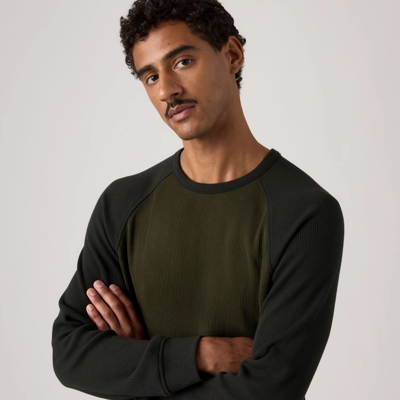 POLERA HOMBRE THERMAL RAGLAN CREW LS MULTICOLOR LEVIS A0645-0049 - 4