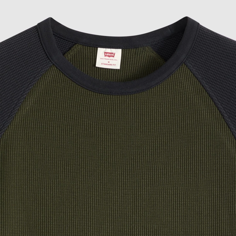POLERA HOMBRE THERMAL RAGLAN CREW LS MULTICOLOR LEVIS A0645-0049 - 5