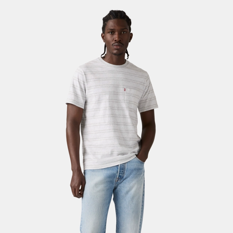 POLERA HOMBRE SS CLASSIC POCKET TEE GRIS LEVIS 19342-0521 - 1